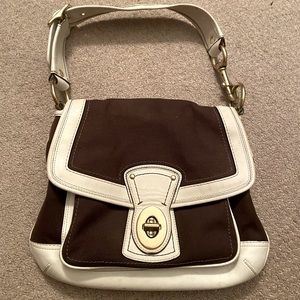 Coach bag with rainbow lining. Includes dust bag.